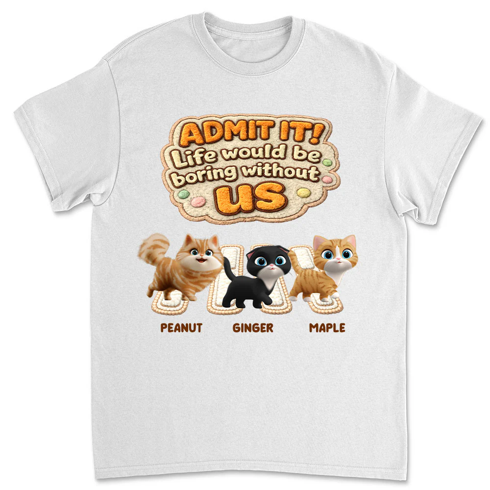 Cat Boss Energy - Personalized Custom Unisex T-Shirt