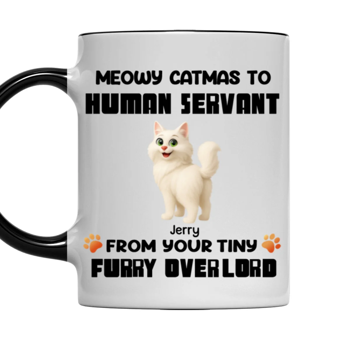Cat Butt Overlords - Personalized Custom Accent Mug - Image 6