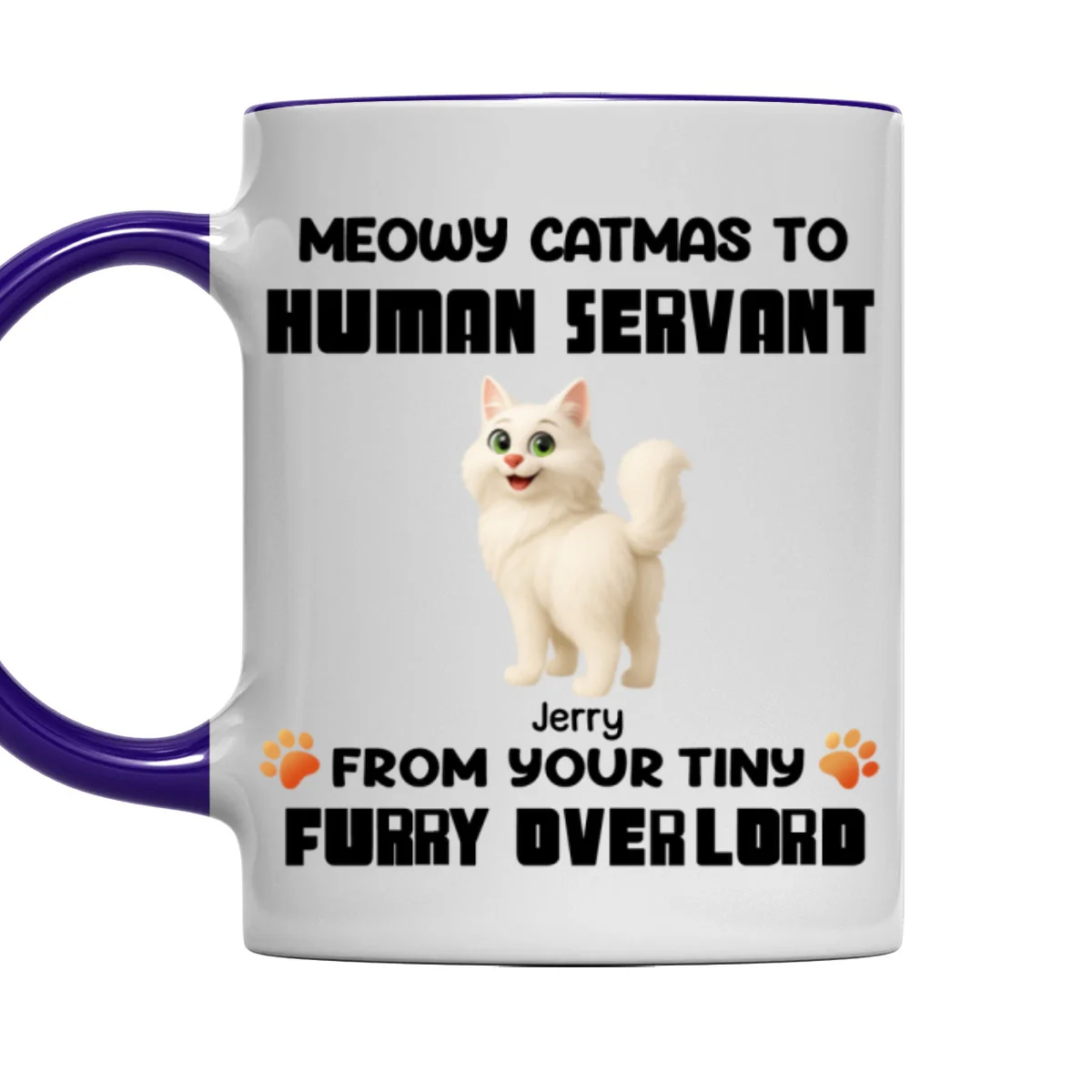 Cat Butt Overlords - Personalized Custom Accent Mug - Image 9