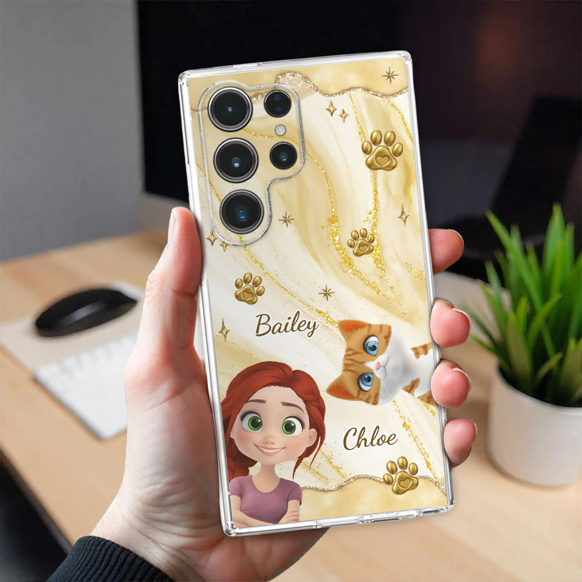 Cat Mom Corner - Personalized Custom Phone Case - Image 5