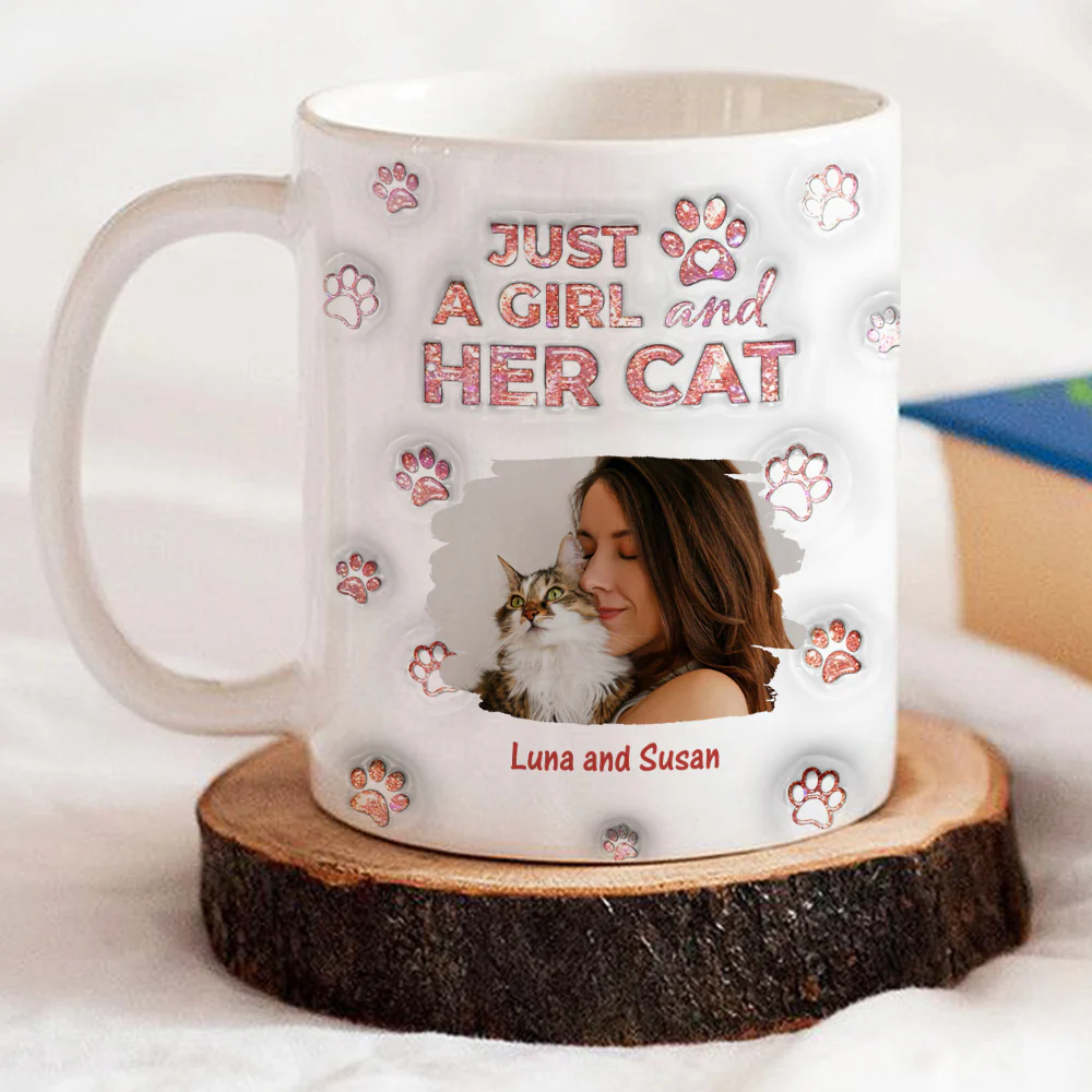 Cats Are The Miracle Photo - Personalized Custom 3D Inflated Effect Mug - Image 3