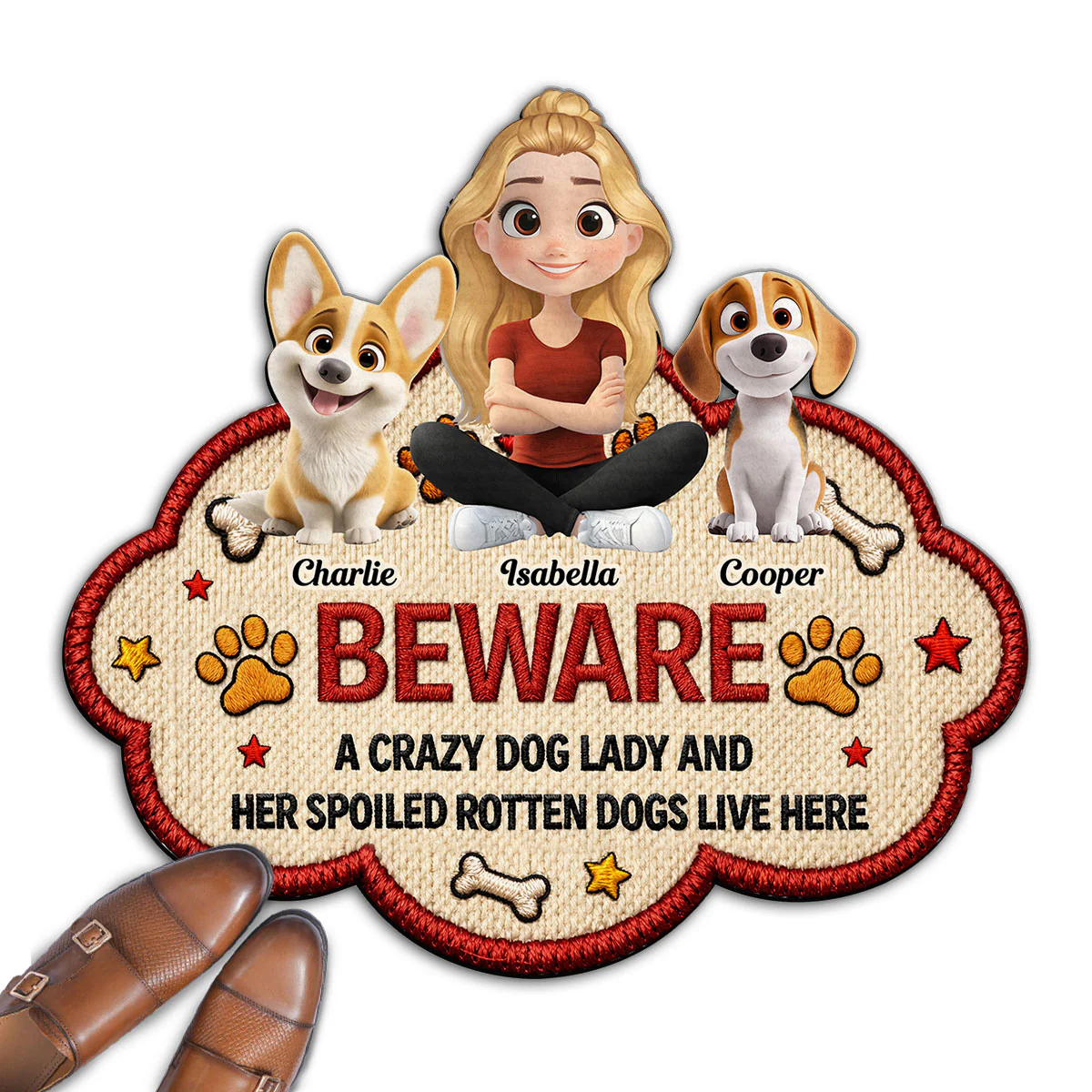 Certified Dog Spoiler - Personalized Custom Doormat