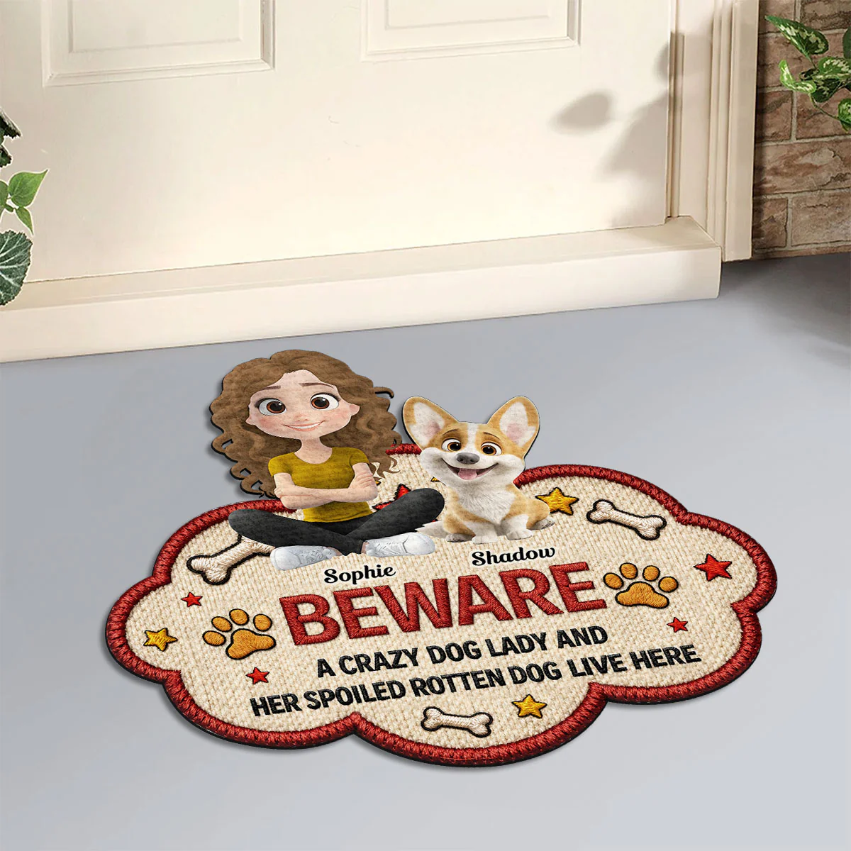 Certified Dog Spoiler - Personalized Custom Doormat - Image 2