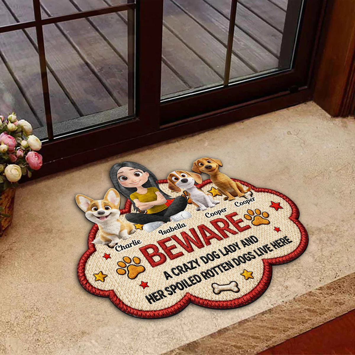 Certified Dog Spoiler - Personalized Custom Doormat - Image 3