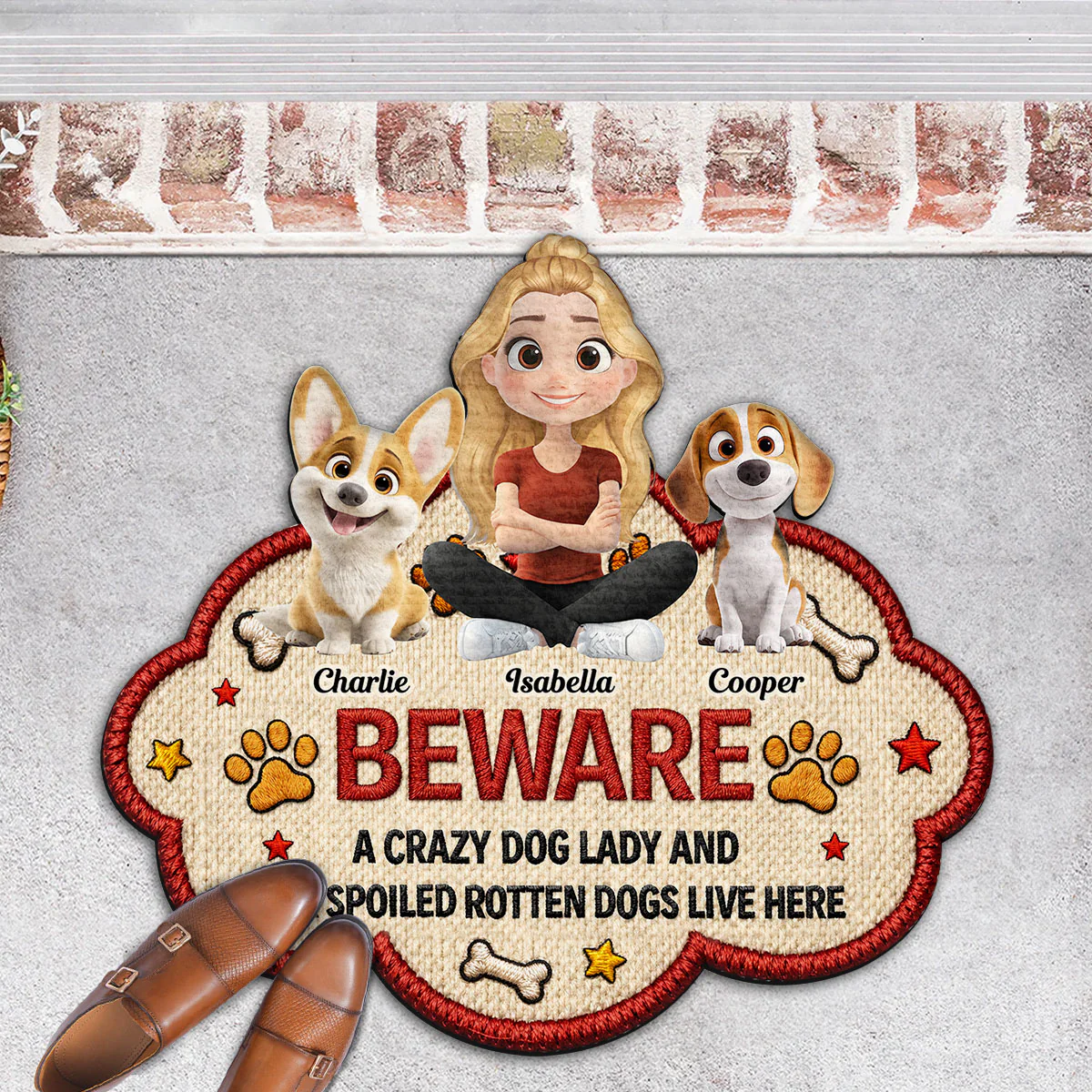 Certified Dog Spoiler - Personalized Custom Doormat - Image 5