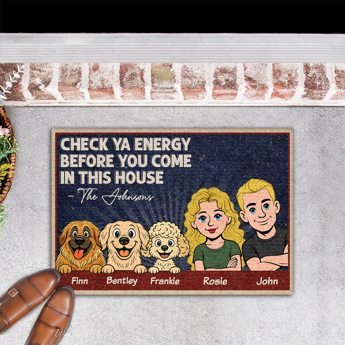 Check Energy - Personalized Custom Doormat - Image 5