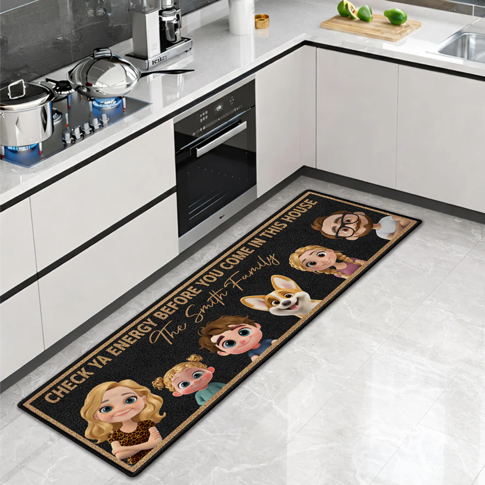 Check Ya Energy - Personalized Custom Runner Rug - Image 5