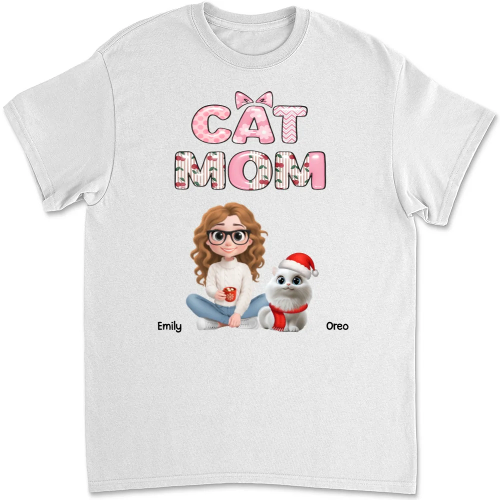 Cherry On Top Of Cats - Personalized Custom Unisex T-shirt - Image 4