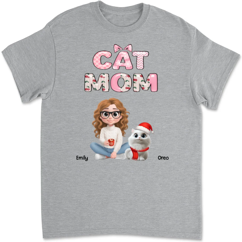 Cherry On Top Of Cats - Personalized Custom Unisex T-shirt - Image 5