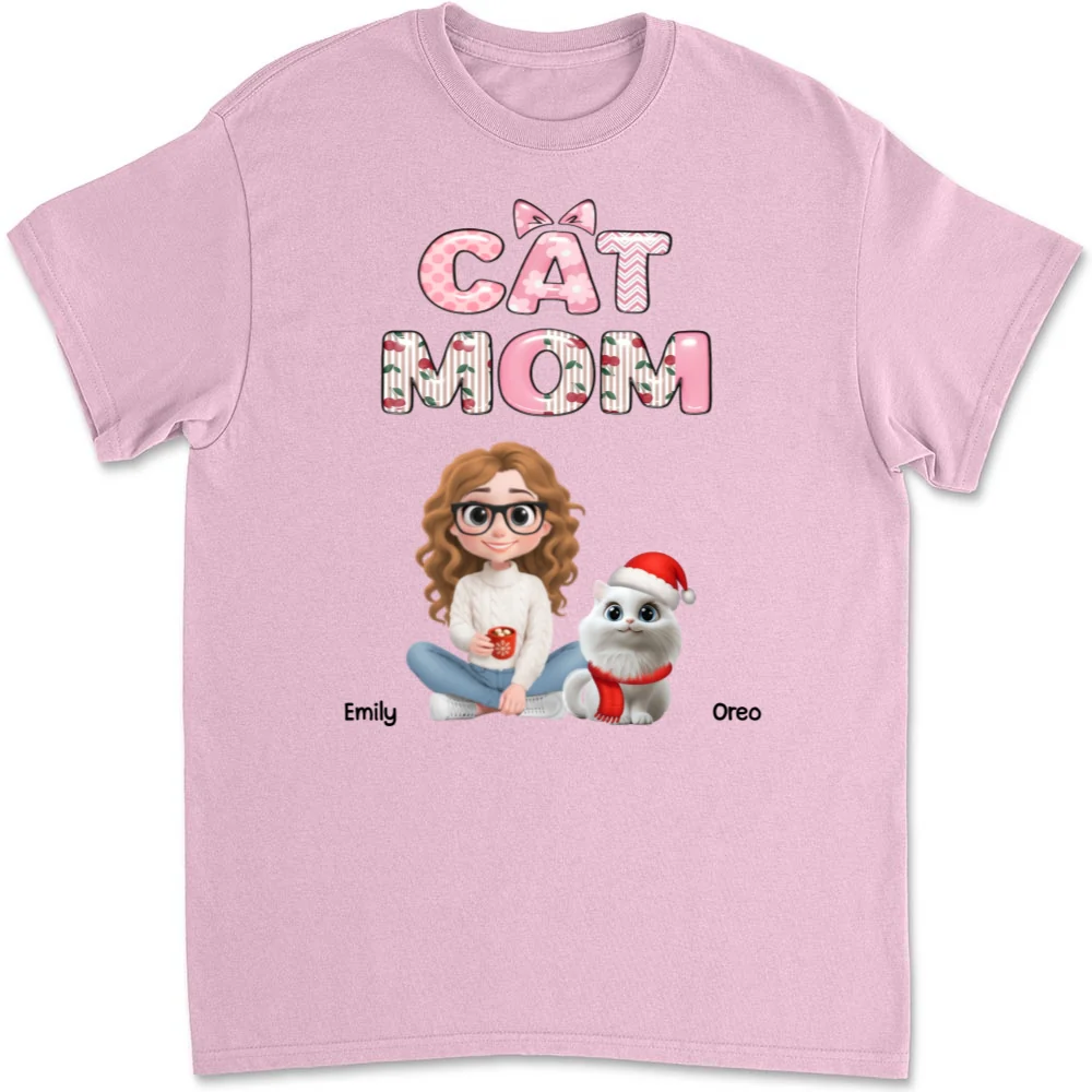 Cherry On Top Of Cats - Personalized Custom Unisex T-shirt - Image 6