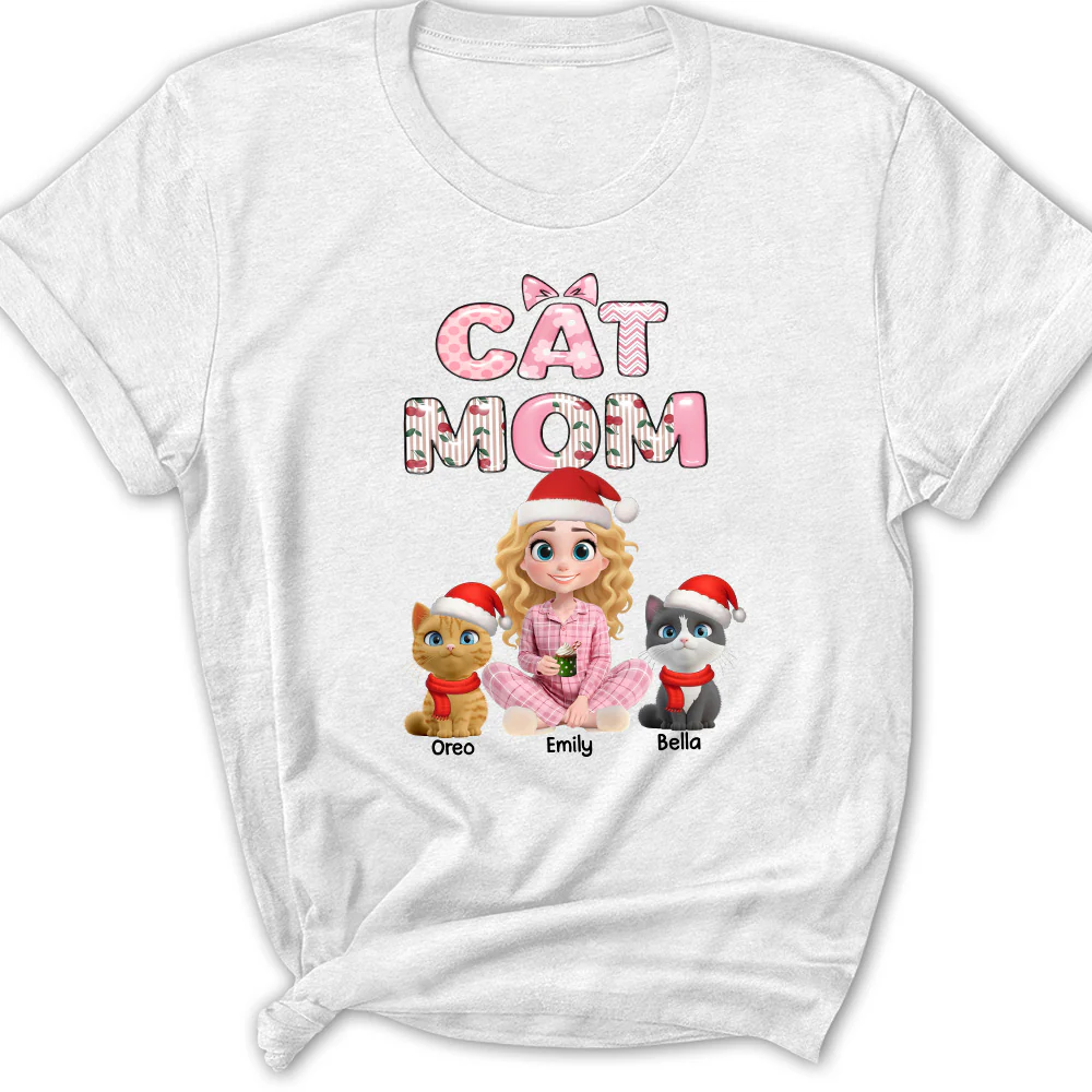 Cherry On Top Of Cats - Personalized Custom Women's T-shirt