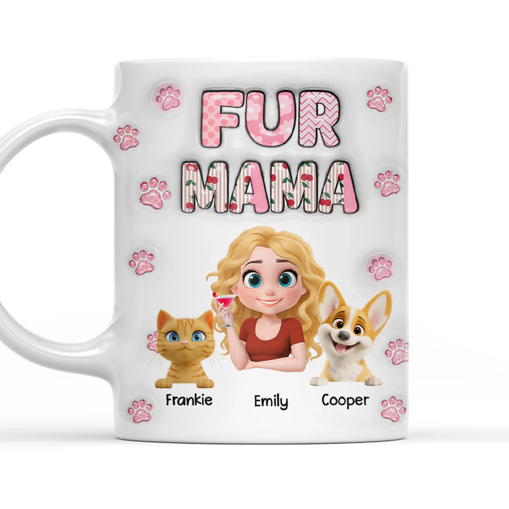 Cherry On Top Of Us - Personalized Custom 3D Inflated Effect Mug