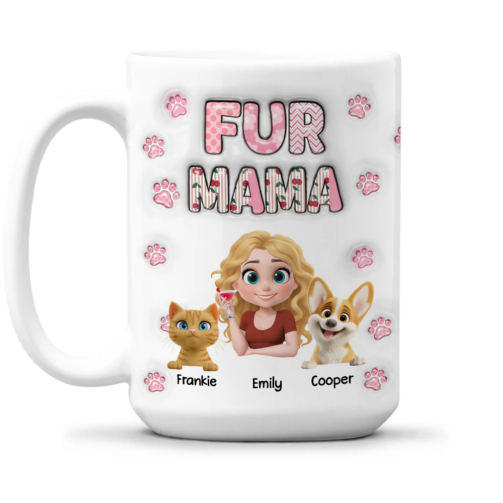 Cherry On Top Of Us - Personalized Custom 3D Inflated Effect Mug - Image 2