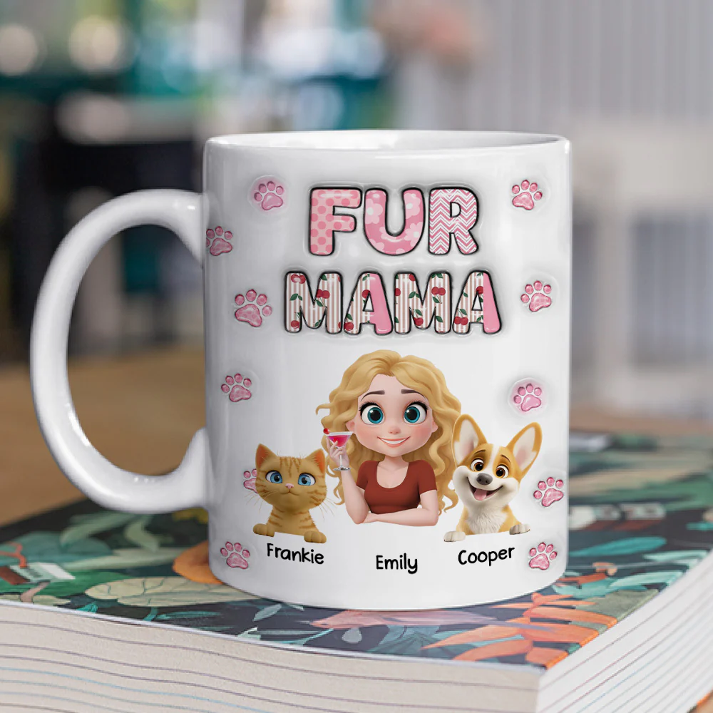 Cherry On Top Of Us - Personalized Custom 3D Inflated Effect Mug - Image 4