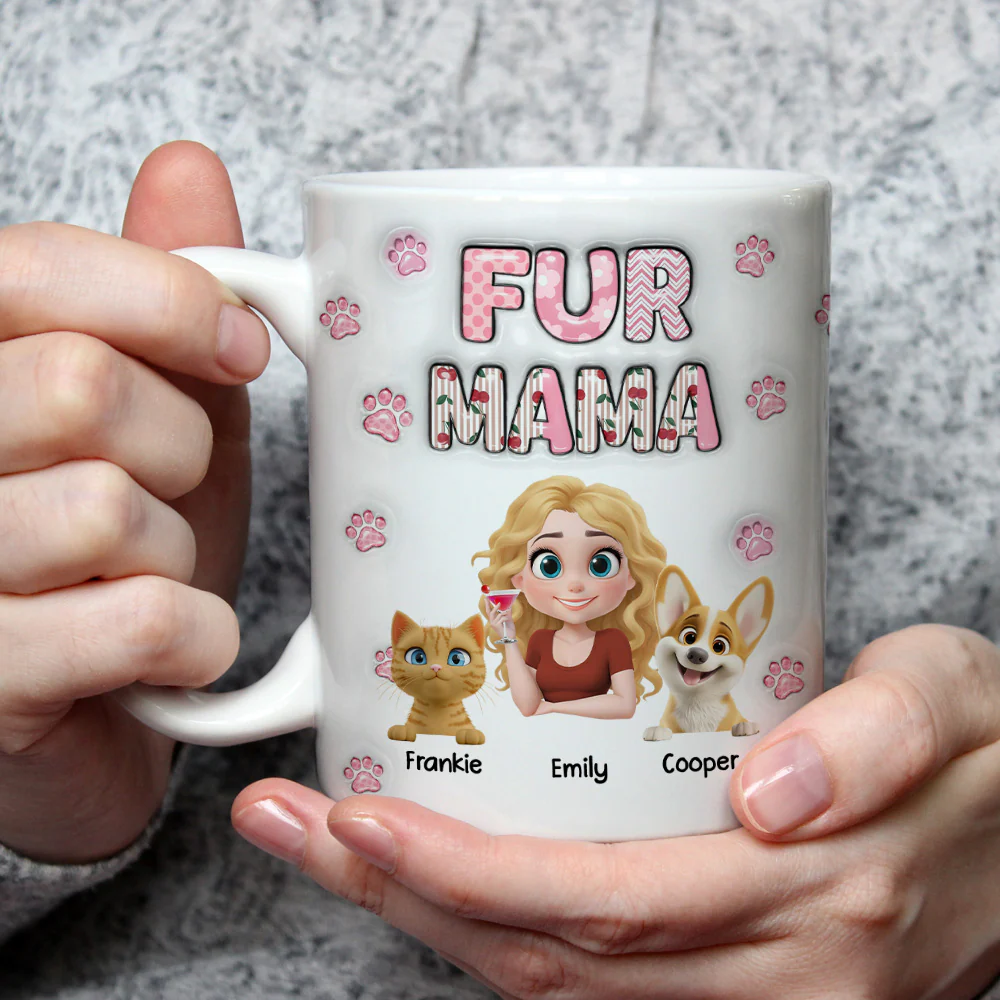 Cherry On Top Of Us - Personalized Custom 3D Inflated Effect Mug - Image 5