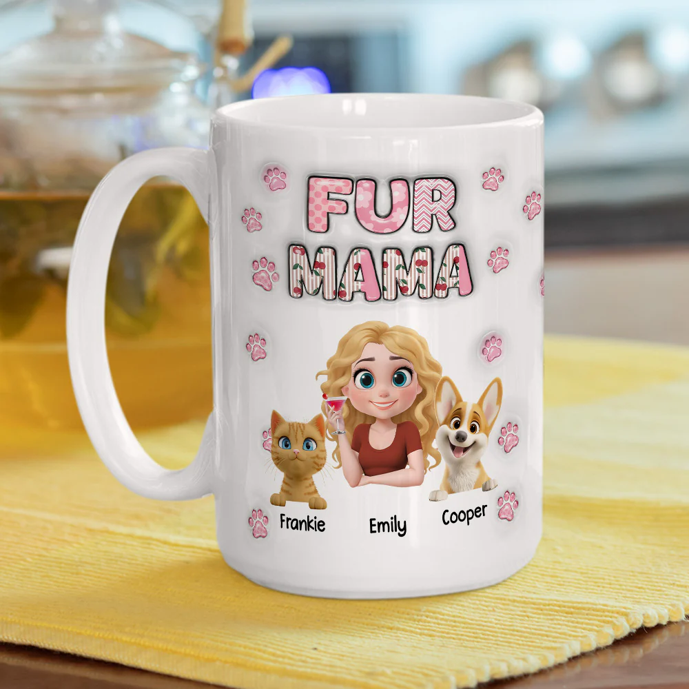 Cherry On Top Of Us - Personalized Custom 3D Inflated Effect Mug - Image 6