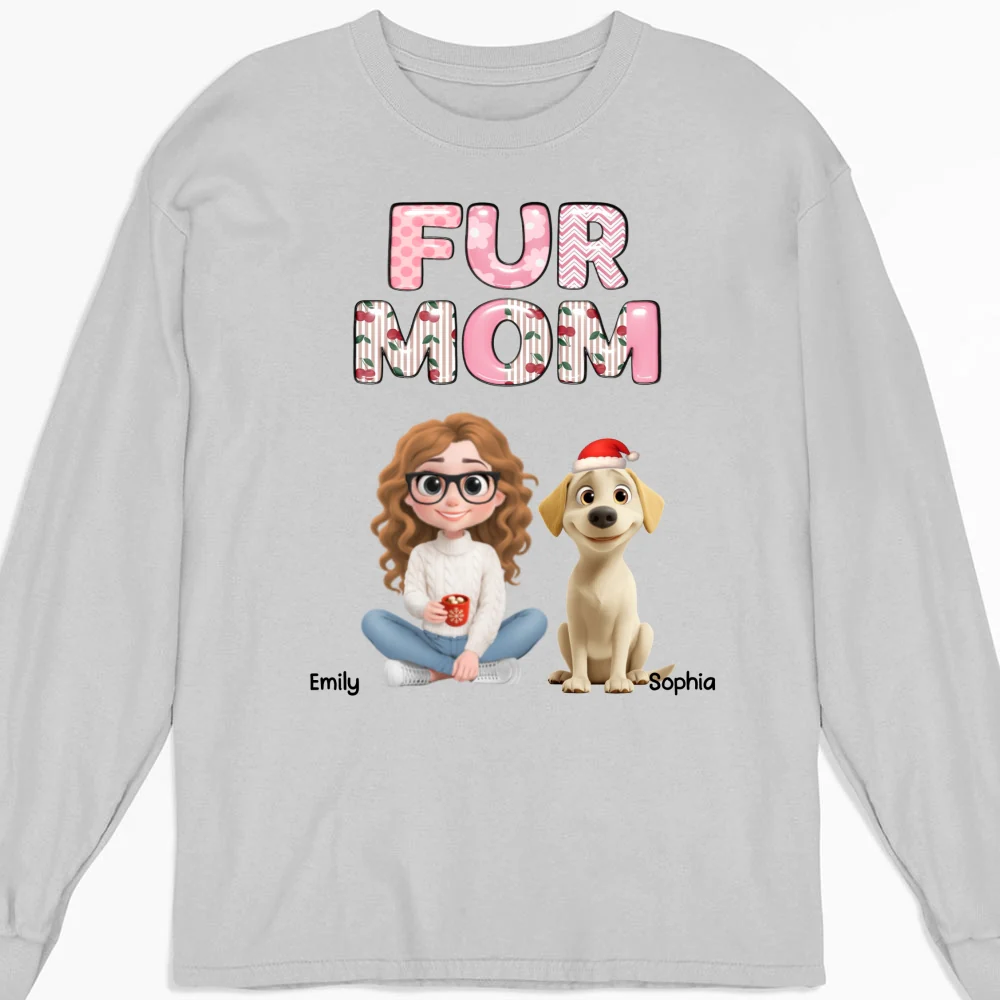 Cherry On Top Of Us - Personalized Custom Long Sleeve T-shirt - Image 4