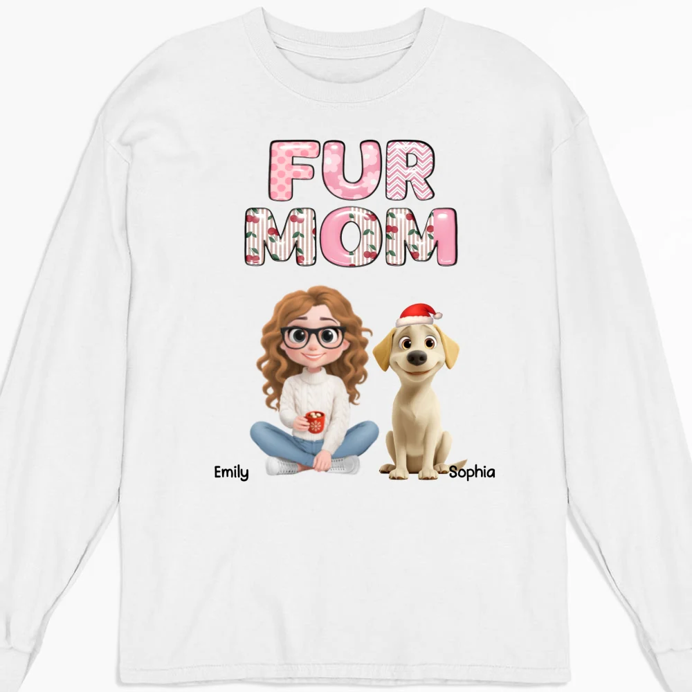 Cherry On Top Of Us - Personalized Custom Long Sleeve T-shirt - Image 5