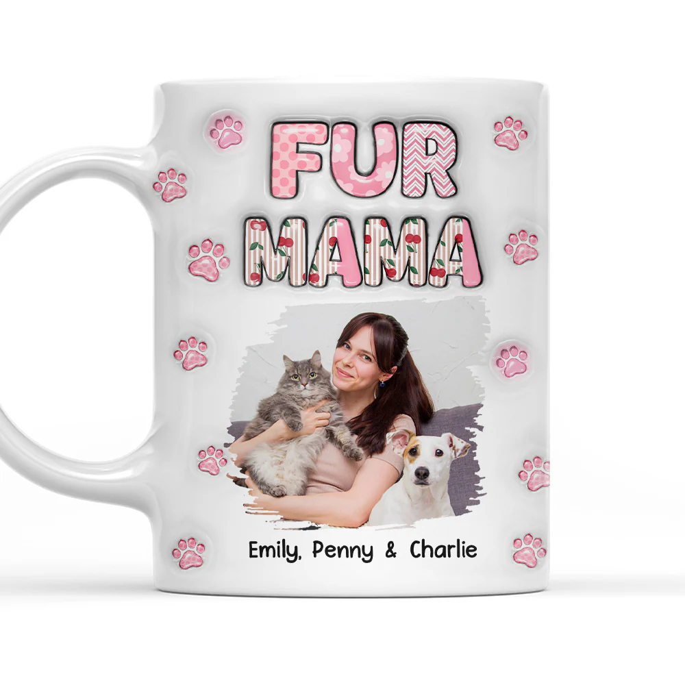 Cherry On Top Of Us Photo - Personalized Custom 3D Inflated Effect Mug