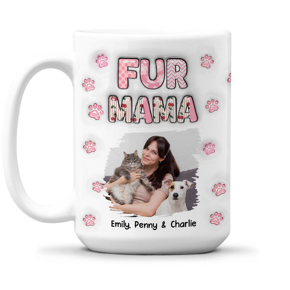 Cherry On Top Of Us Photo - Personalized Custom 3D Inflated Effect Mug - Image 2