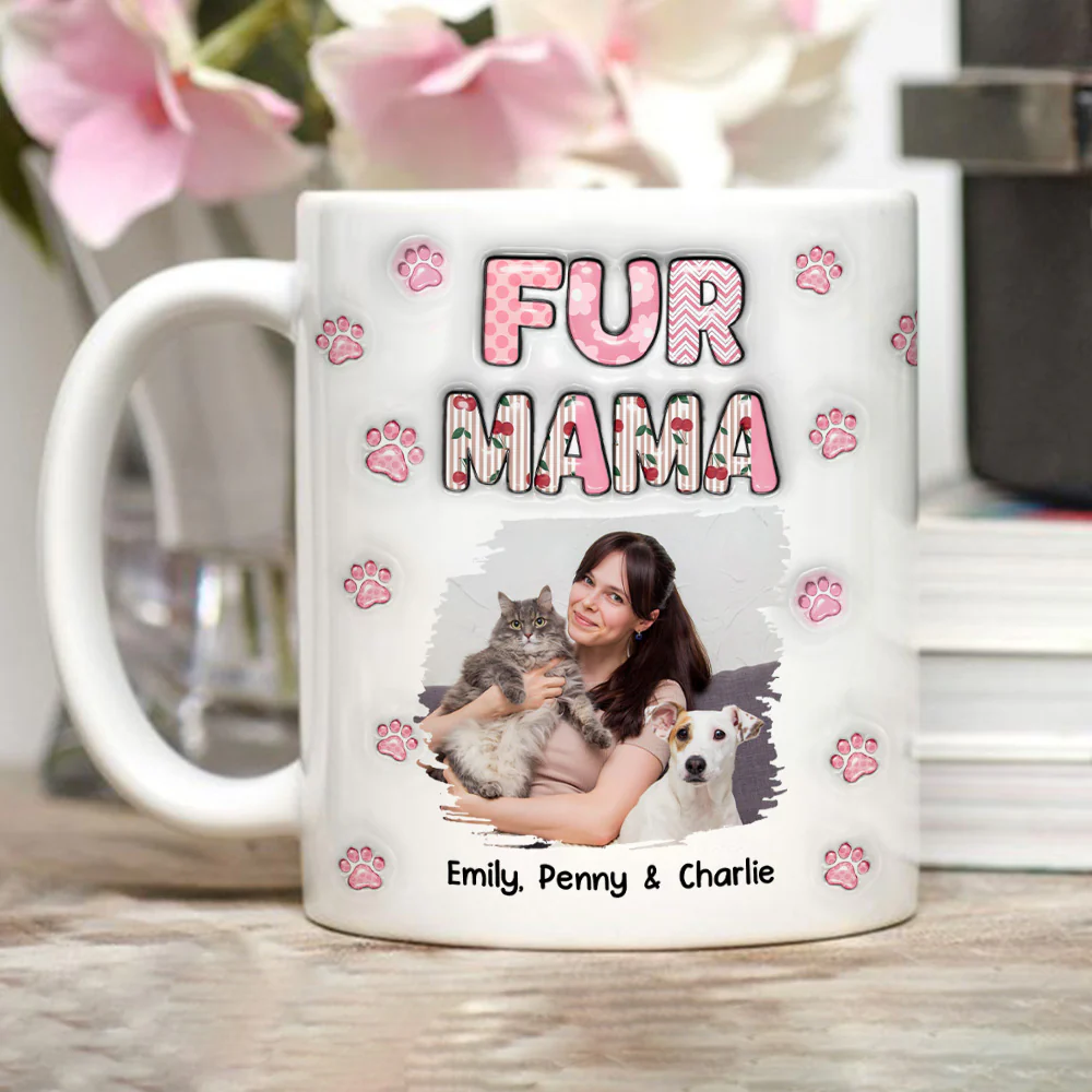 Cherry On Top Of Us Photo - Personalized Custom 3D Inflated Effect Mug - Image 3