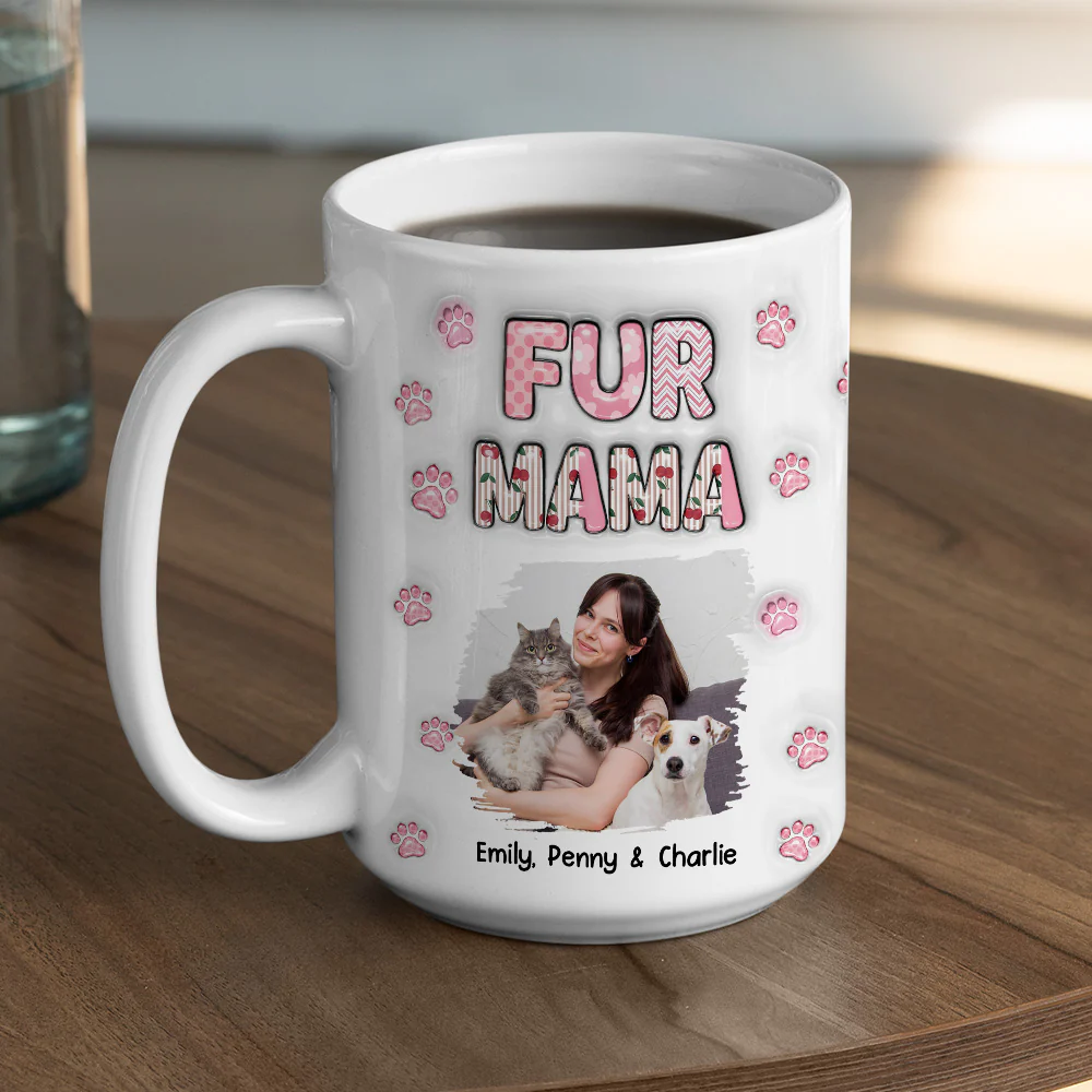 Cherry On Top Of Us Photo - Personalized Custom 3D Inflated Effect Mug - Image 4