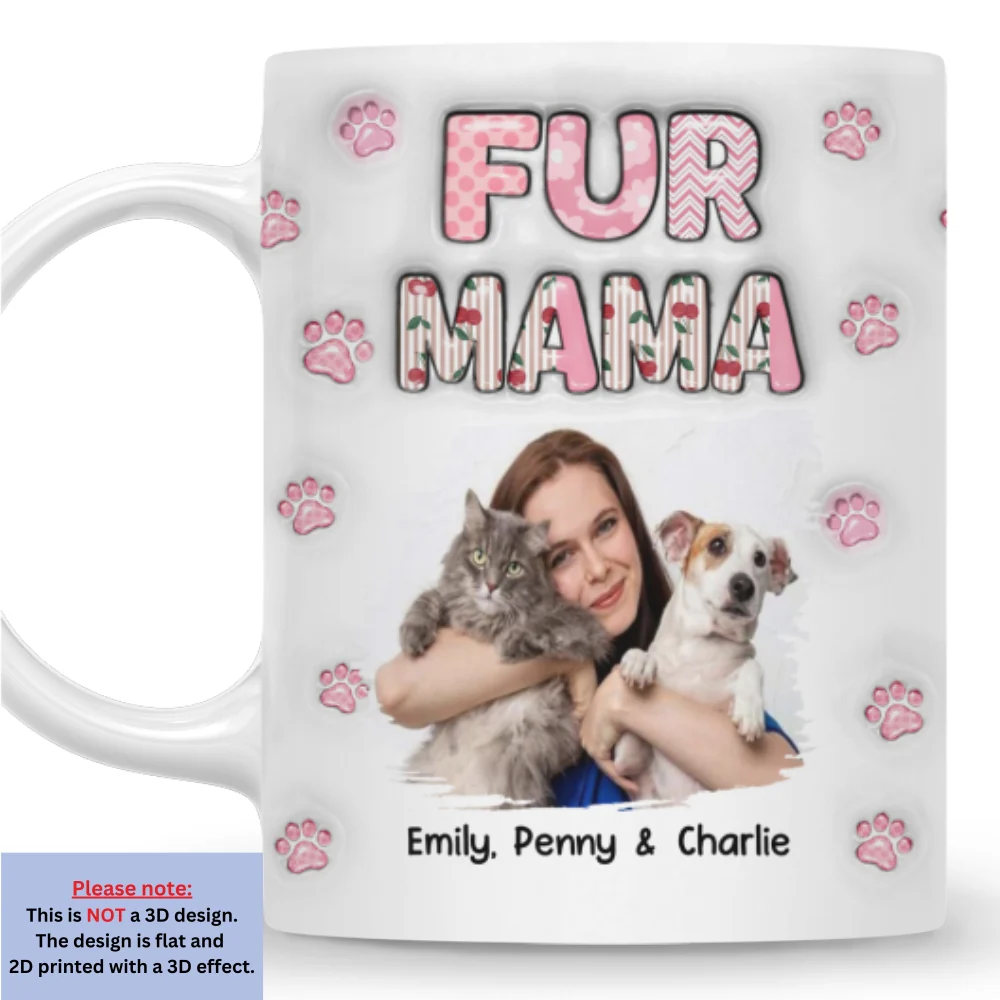 Cherry On Top Of Us Photo - Personalized Custom 3D Inflated Effect Mug - Image 6