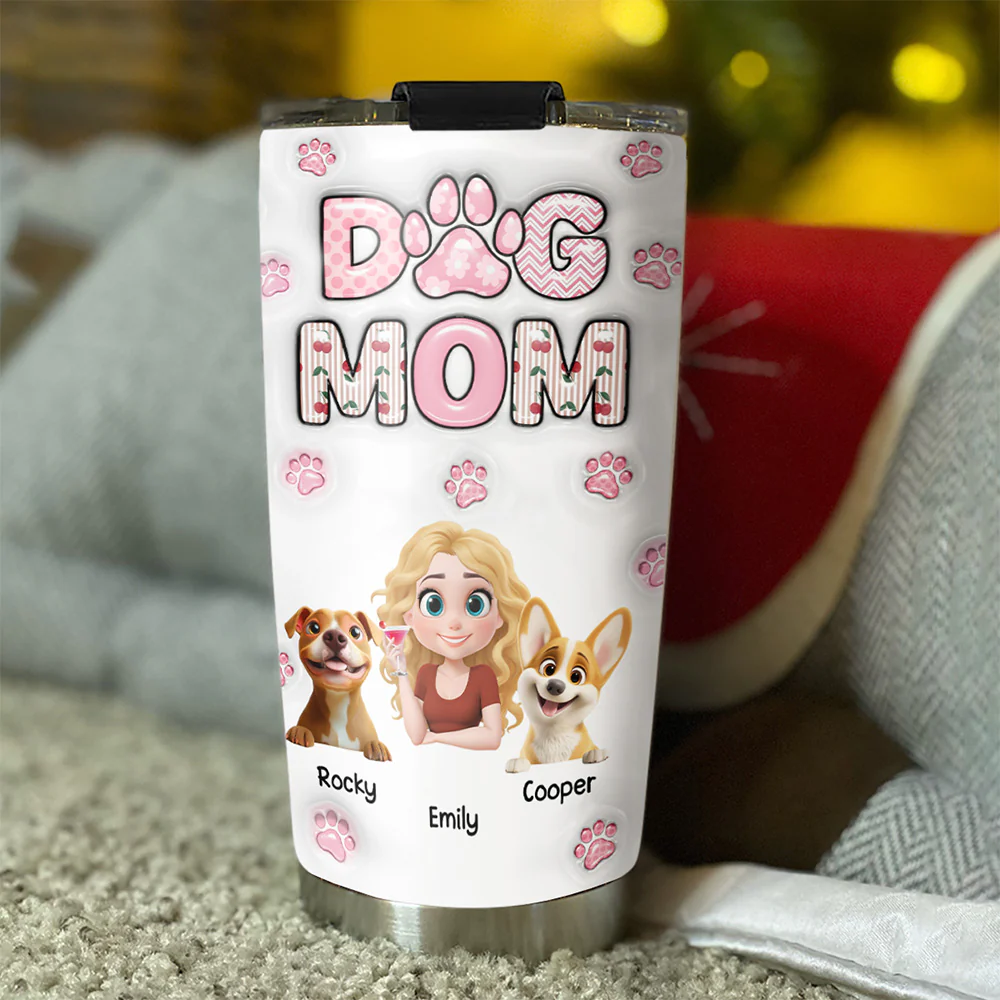 Cherry On Top - Personalized Custom 3D Inflated Effect Tumbler - Image 3