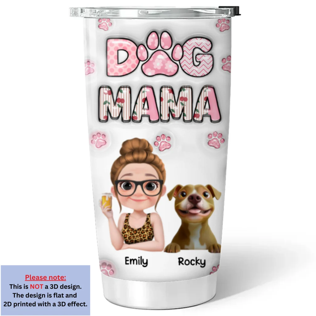 Cherry On Top - Personalized Custom 3D Inflated Effect Tumbler - Image 6