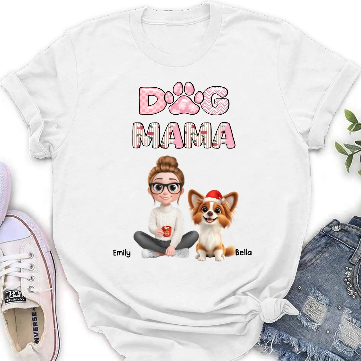 Cherry On Top - Personalized Custom Women's T-shirt - Image 4