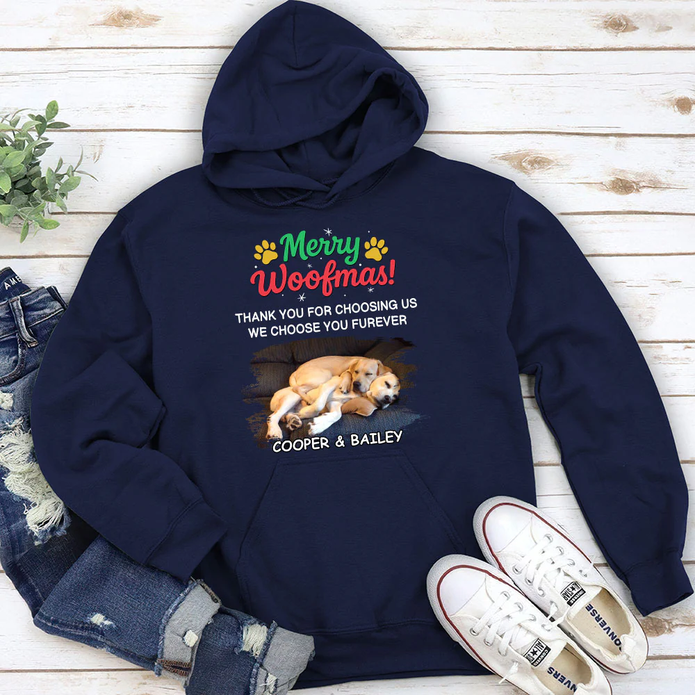 Choose You Forever Photo - Personalized Custom Hoodie - Image 2