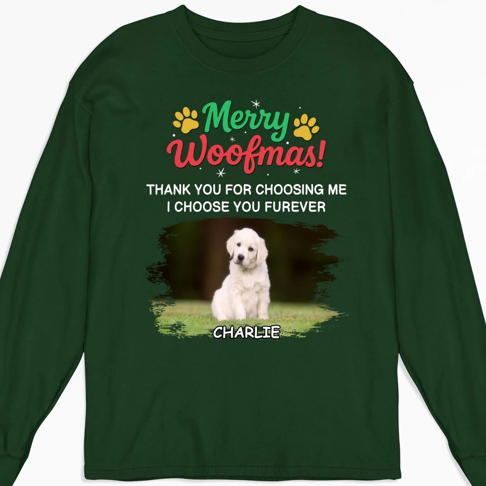Choose You Forever Photo - Personalized Custom Long Sleeve T-shirt - Image 5