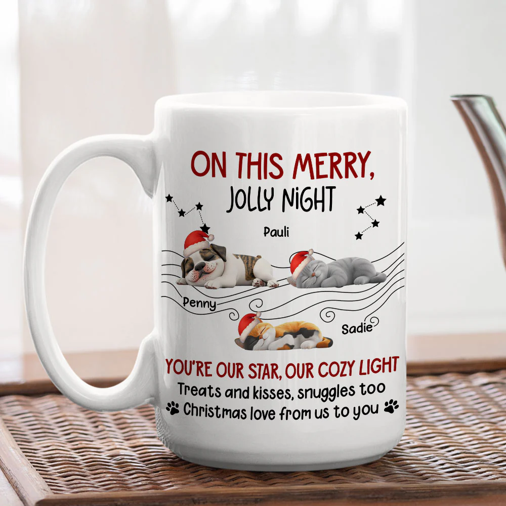 Christmas Love From Me - Personalized Custom Coffee Mug - Image 3