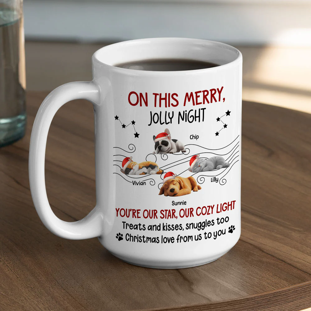 Christmas Love From Me - Personalized Custom Coffee Mug - Image 4