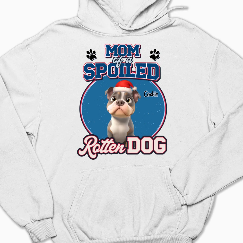 Christmas Spoild Rotten Dogs - Personalized Custom Hoodie - Image 2