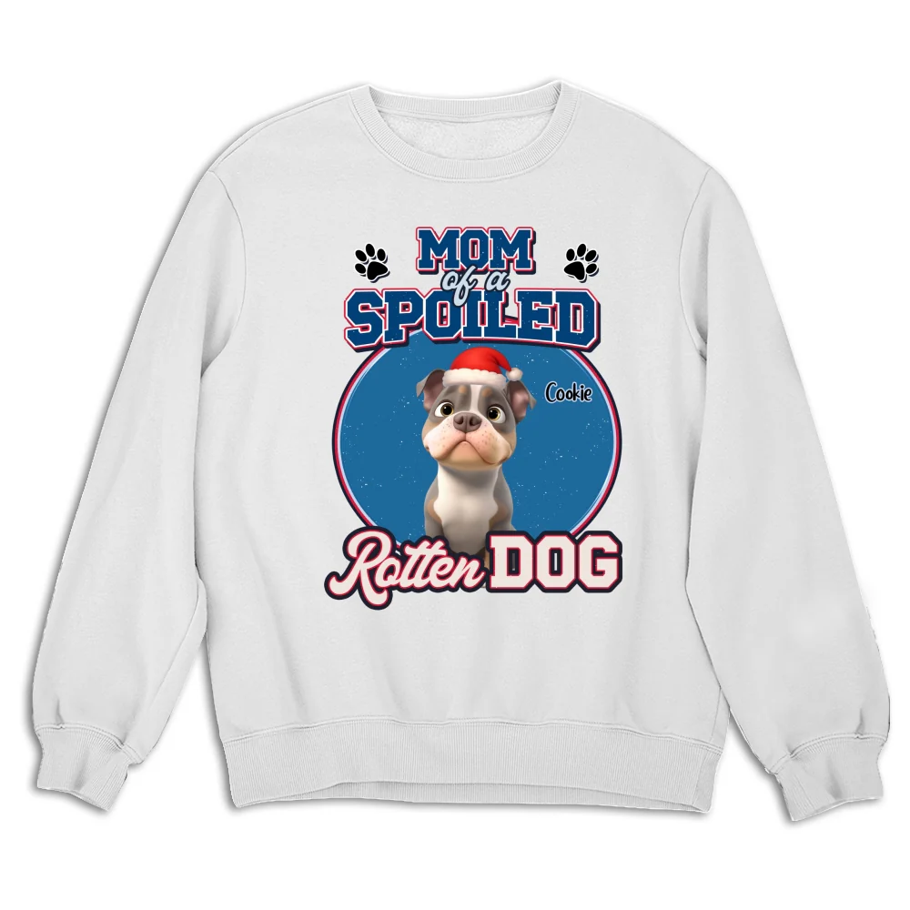 Christmas Spoild Rotten Dogs - Personalized Custom Sweatshirt - Image 4
