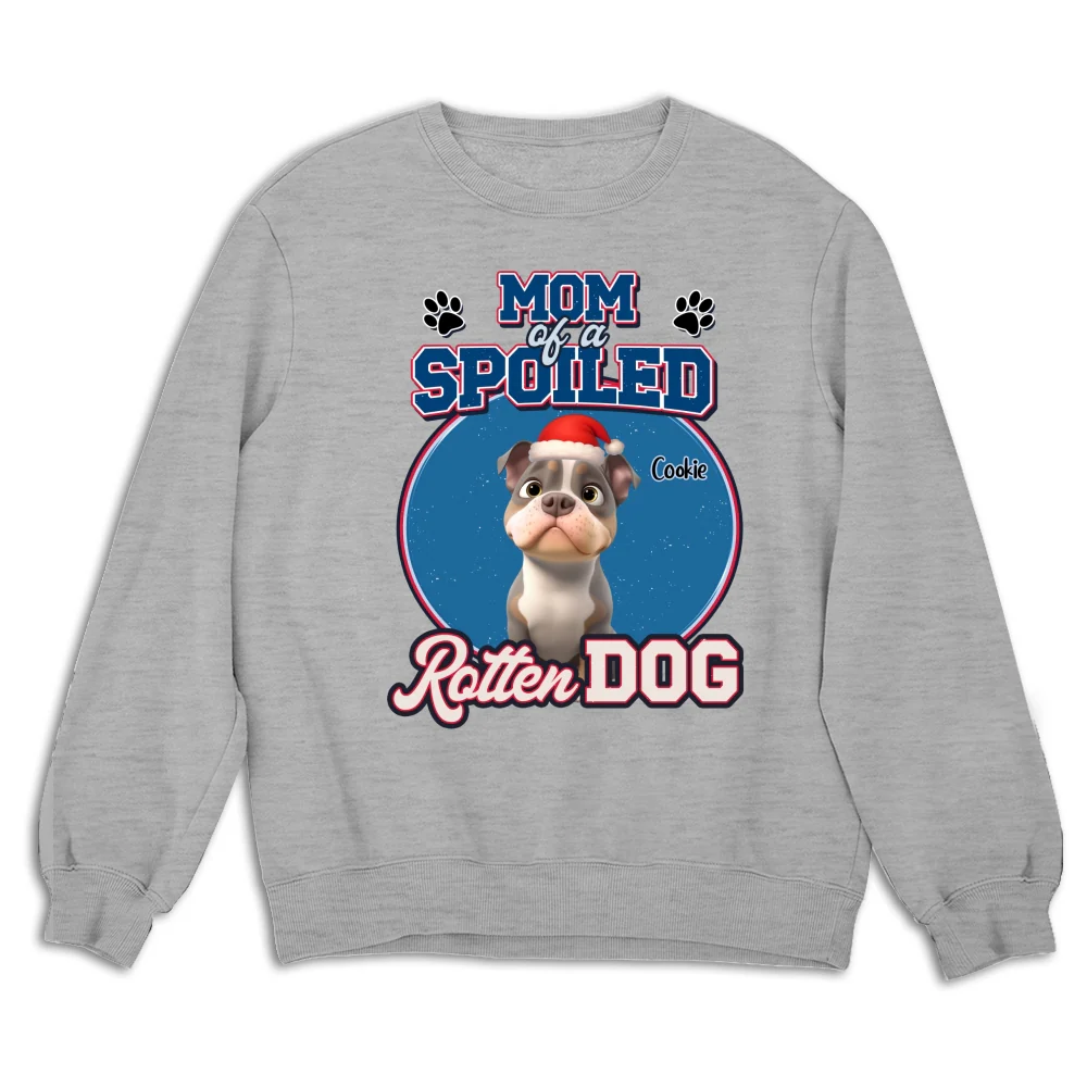 Christmas Spoild Rotten Dogs - Personalized Custom Sweatshirt - Image 5