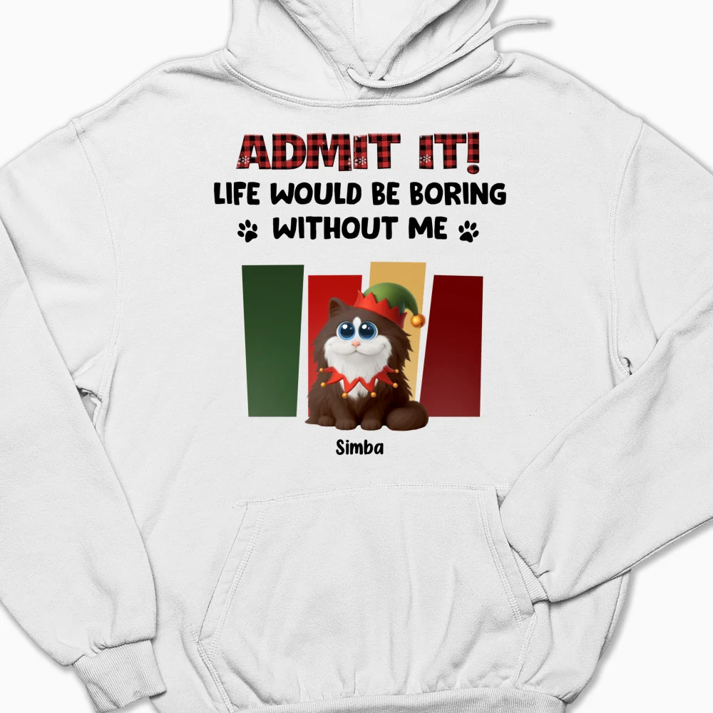 Christmas Without Me - Personalized Custom Hoodie - Image 3