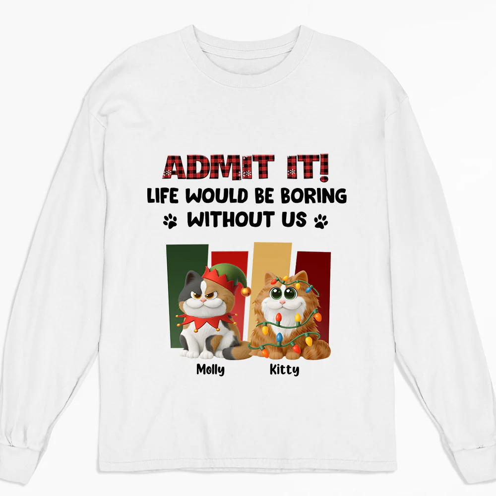 Christmas Without Me - Personalized Custom Long Sleeve T-shirt