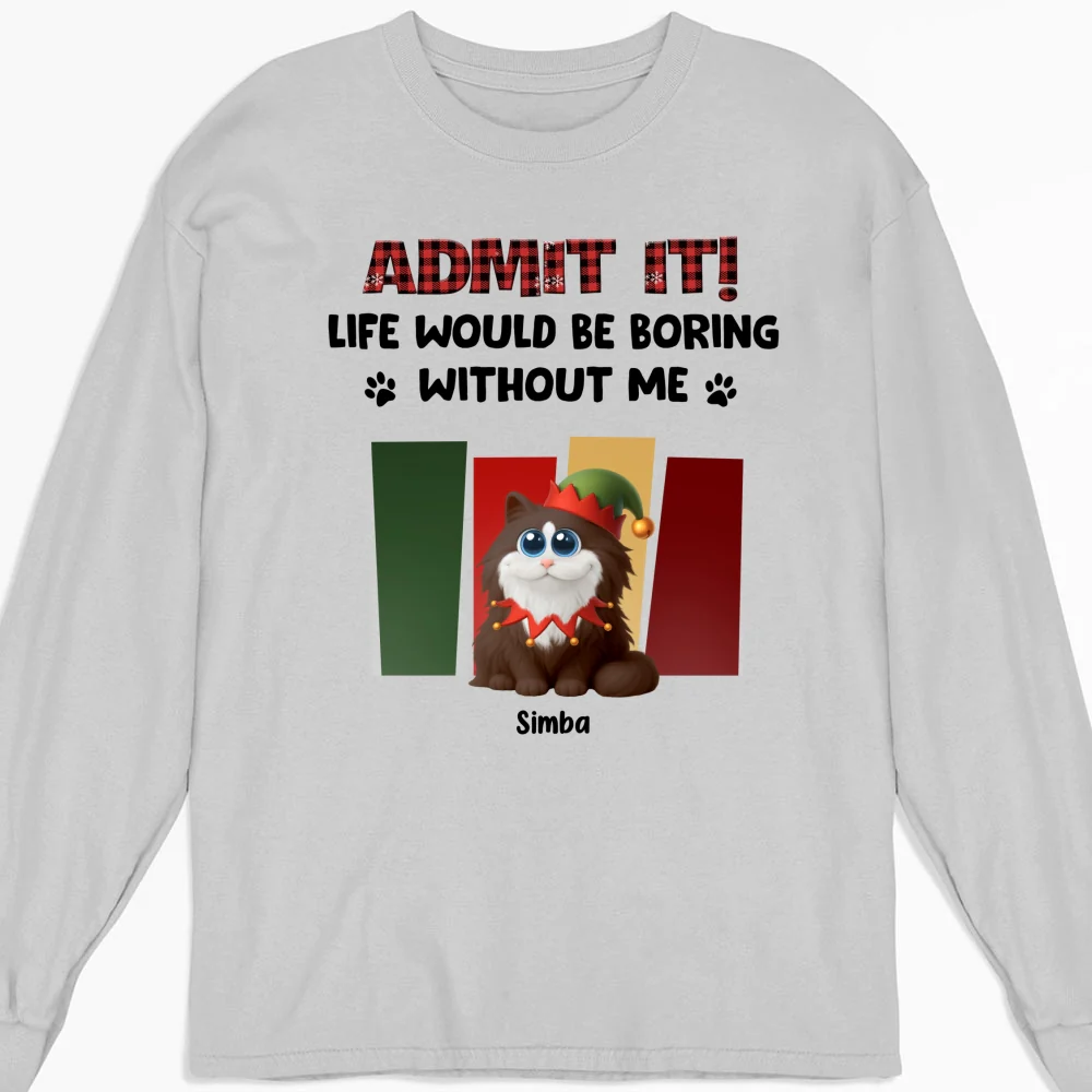 Christmas Without Me - Personalized Custom Long Sleeve T-shirt - Image 4