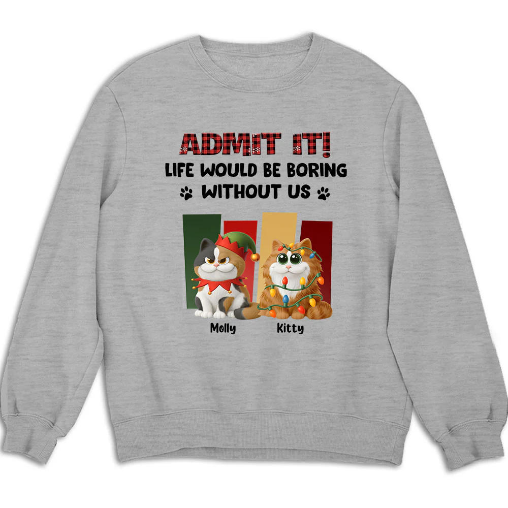 Christmas Without Me - Personalized Custom Sweatshirt - Image 2