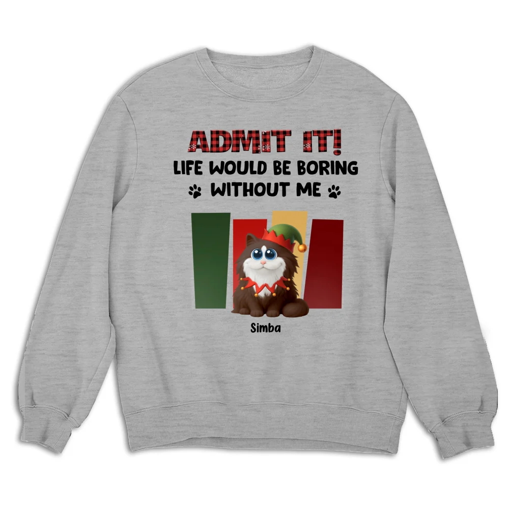 Christmas Without Me - Personalized Custom Sweatshirt - Image 4