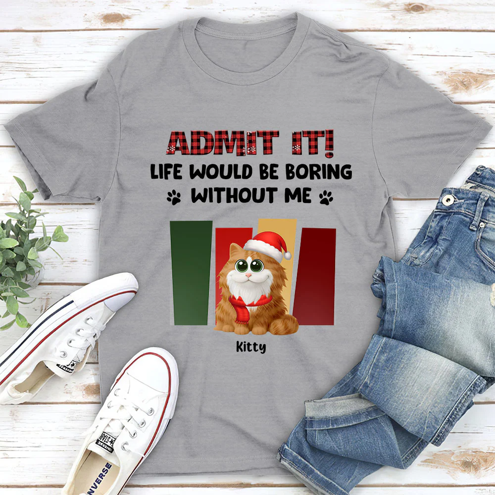 Christmas Without Me - Personalized Custom Unisex T-shirt - Image 2
