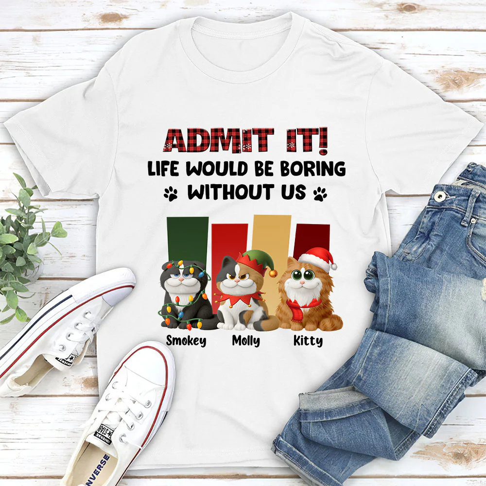 Christmas Without Me - Personalized Custom Unisex T-shirt - Image 3