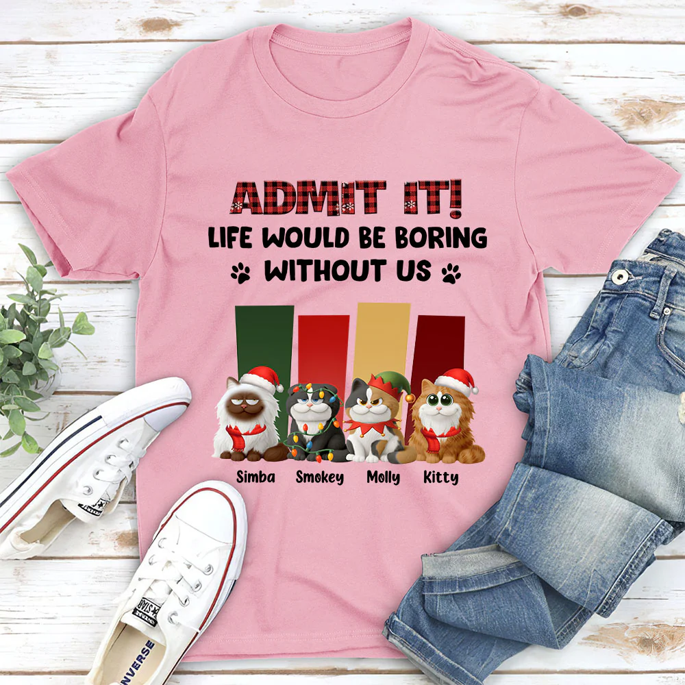 Christmas Without Me - Personalized Custom Unisex T-shirt - Image 5