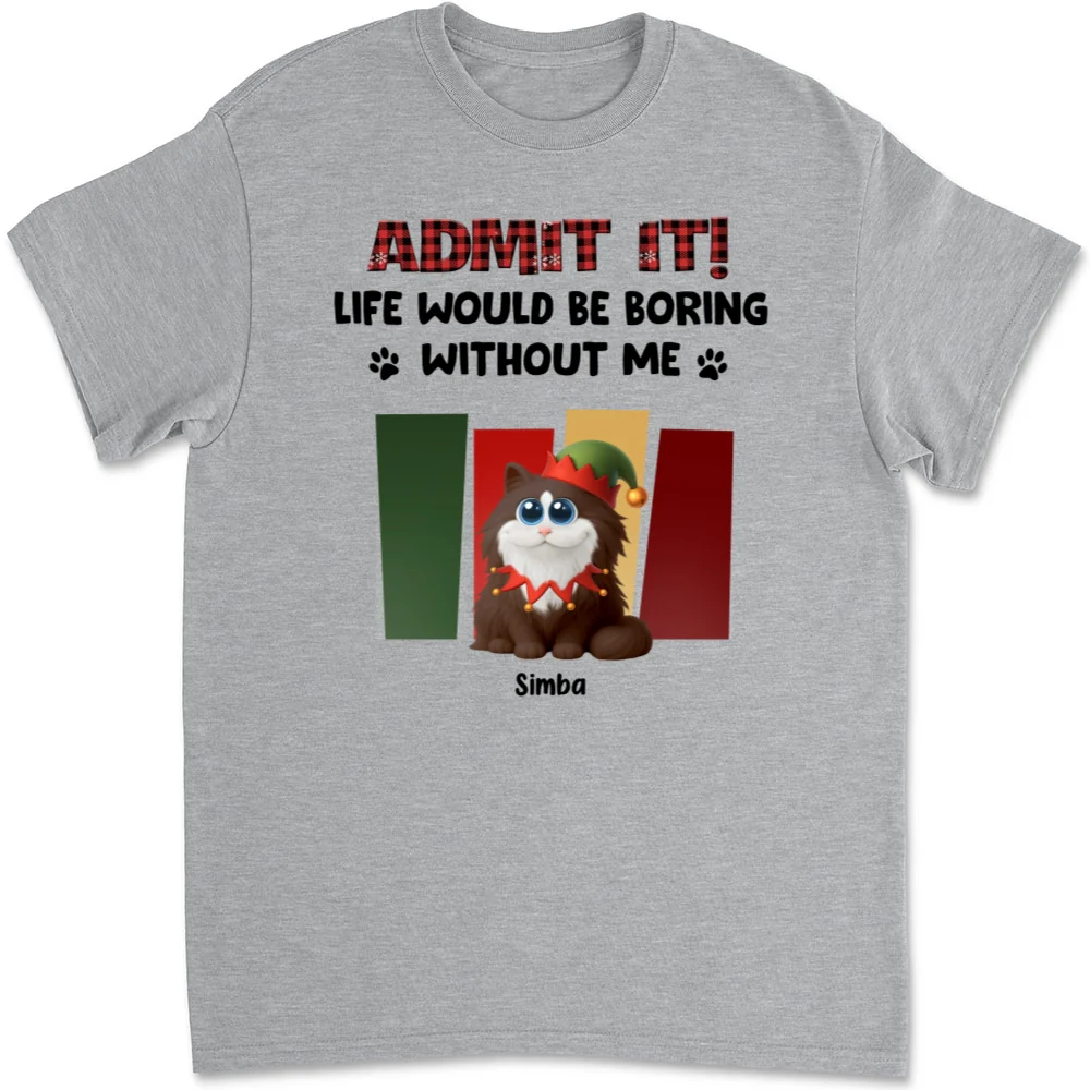 Christmas Without Me - Personalized Custom Unisex T-shirt - Image 7