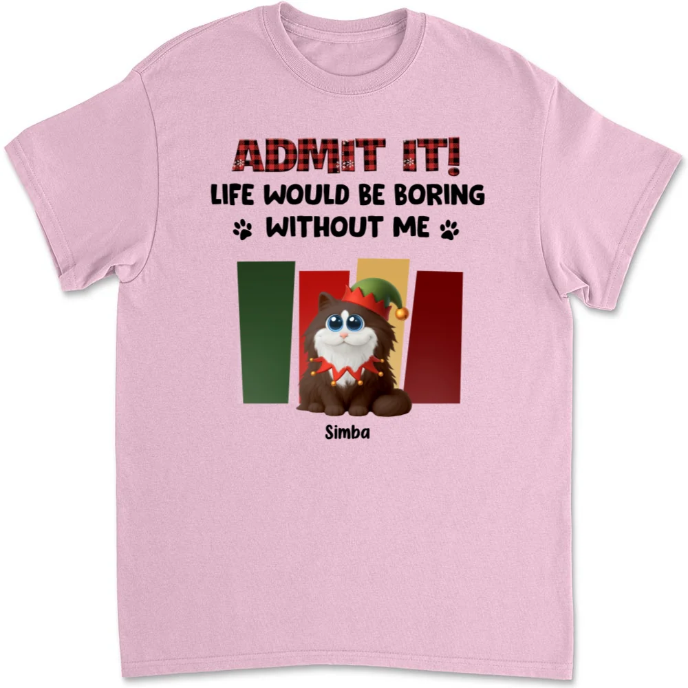 Christmas Without Me - Personalized Custom Unisex T-shirt - Image 9