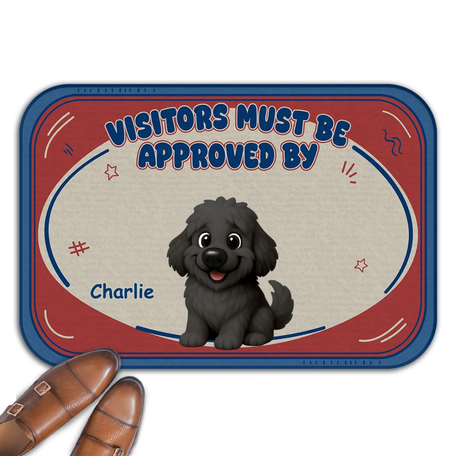 Chunky Dog Funny - Personalized Custom Doormat - Image 6