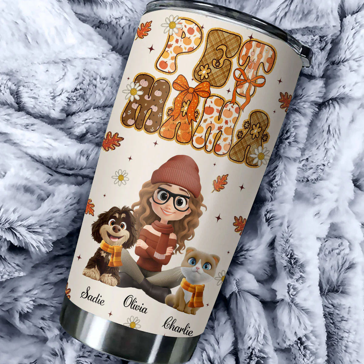 Cinnamon Latte Fur Ver - Personalized Custom Tumbler - Image 2