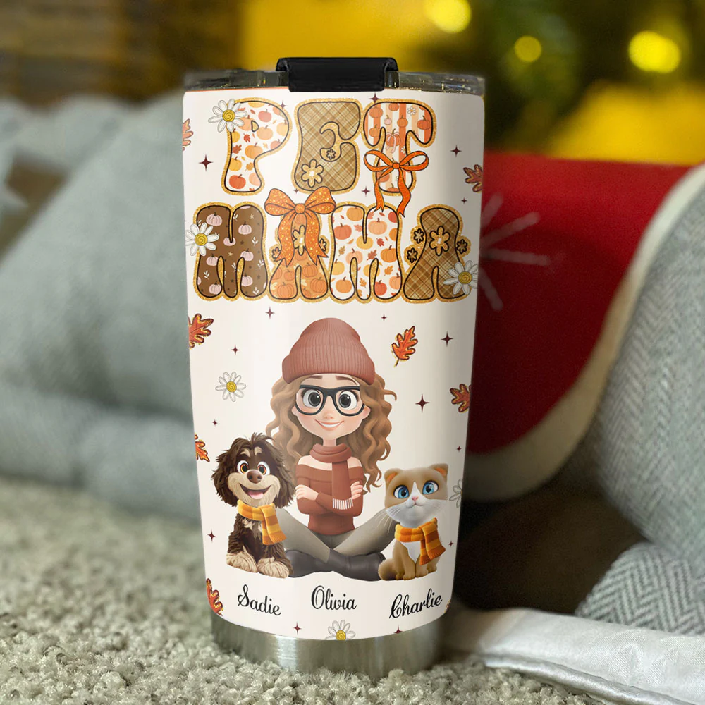 Cinnamon Latte Fur Ver - Personalized Custom Tumbler - Image 4
